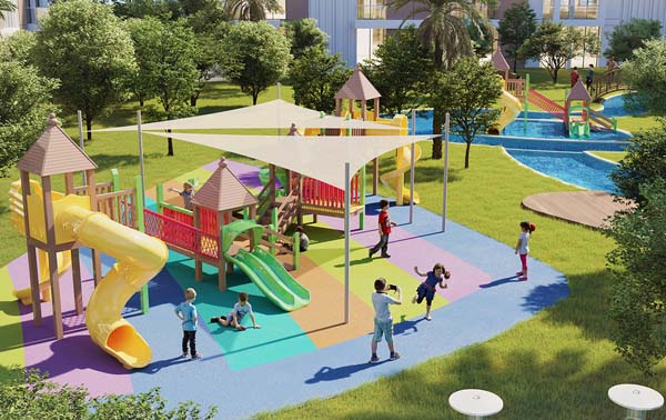 Fun-filled kids' play area for families at Torino by Oro24.
