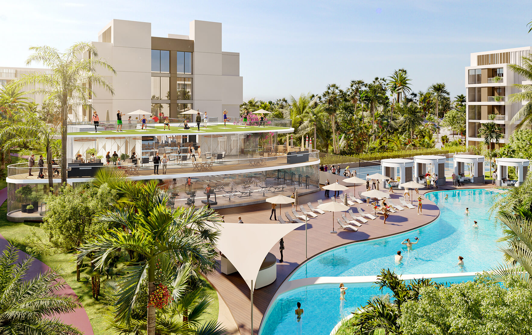 Luxurious swimming pool at Torino by Oro24 for relaxation and leisure.